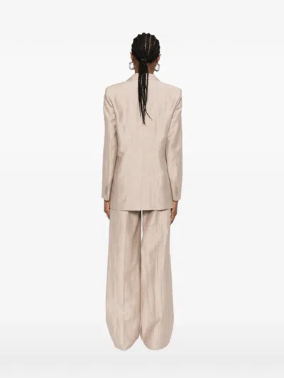 Tagliatore Button Front Jacket In Neutral