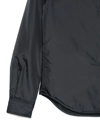 Aspesi Buttoned Collared Shirt In Gray