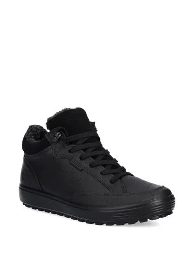 Ecco Soft 7 Warm-lined Gore-tex Chukka In Black