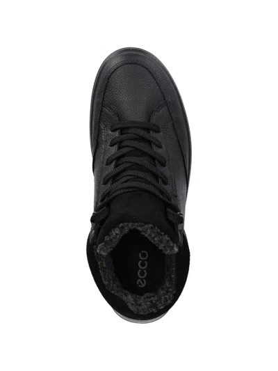 Ecco Soft 7 Warm-lined Gore-tex Chukka In Black