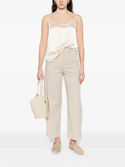 Panicale Embellished Spaghetti-strap Tank Top In Pink