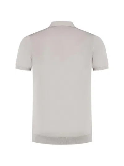 Fedeli V-neck T-shirt In Gray