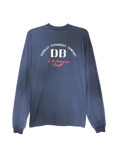 Doublet Workwear Bear T-shirt In Blue