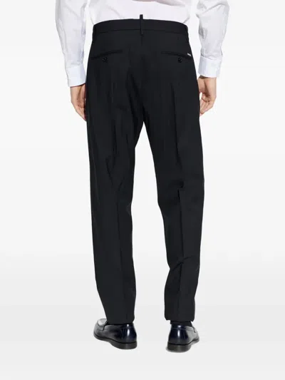 Dsquared2 Tailored Wool Pants In Blue