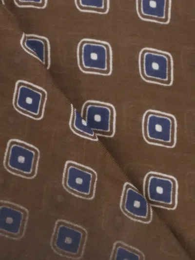 Altea Patterned Scarf In Brown