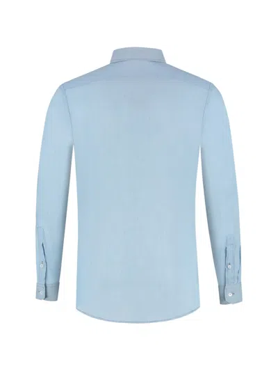 Fedeli Buttoned Shirt In Blue