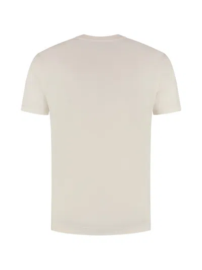 Fedeli Crewneck T-shirt In Neutral