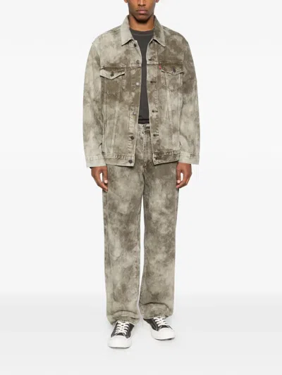 Levi's Logo-patch Jacket In Green