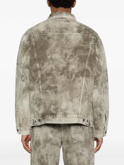 Levi's Logo-patch Jacket In Green