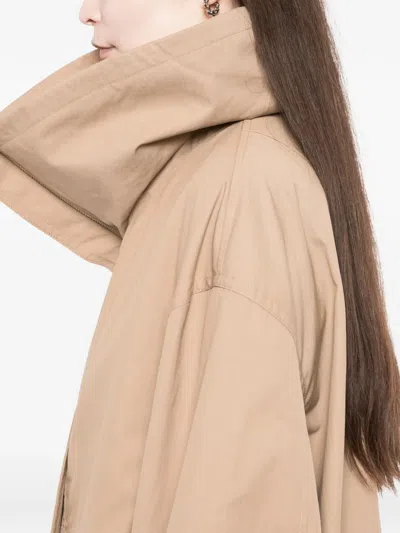 Co Collection Rolled-collar Jacket In Neutral