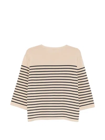 Aspesi Striped Jersey In Neutral