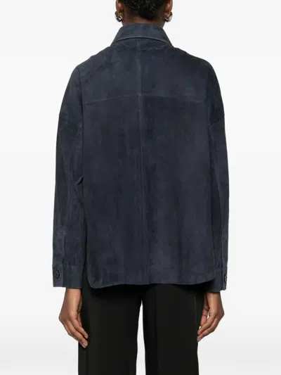 Arma Button-up Jacket In Blue