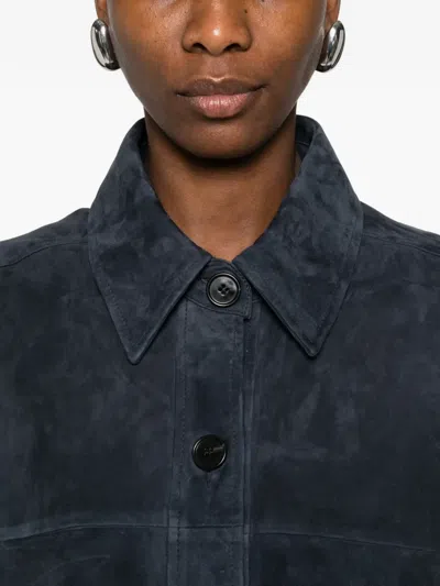 Arma Button-up Jacket In Blue