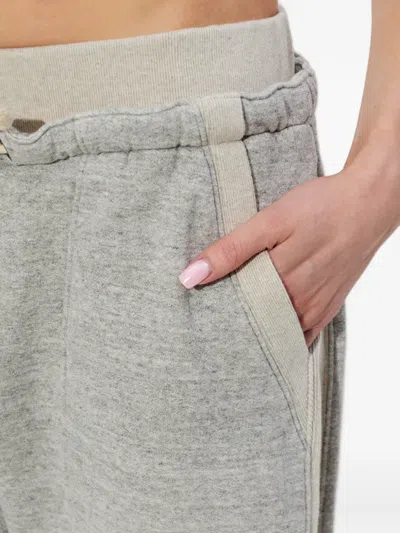 R13 Drawstring Panel Track Pants In Gray