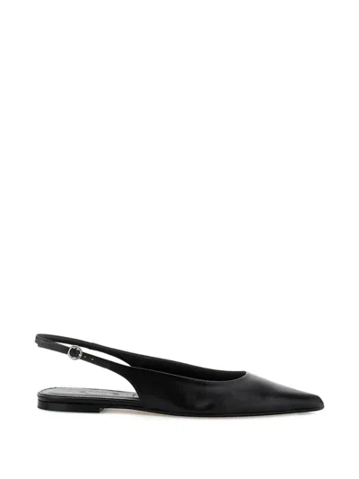 Aeyde Annora Pointed Flat Pumps In Black