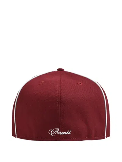 Breath New Era Piped Cap In Red