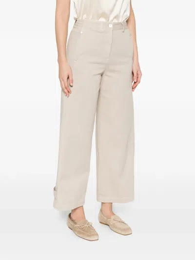Panicale Buttoned Jeans In Neutral