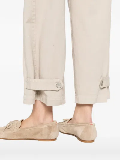 Panicale Buttoned Jeans In Neutral