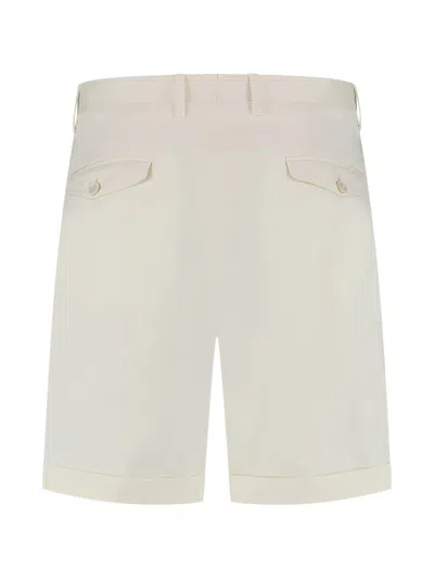 Lardini Button Flap-pocket Shorts In Neutral