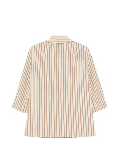 Antonio Marras Striped-pattern Blazer In Neutral