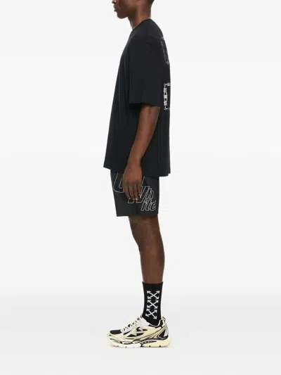Off-white Men Black 3d Arrow Spray T-shirt, S Luxury T-shirts For Men Darveys