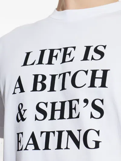 Dsquared2 Slogan Print T-shirt In White