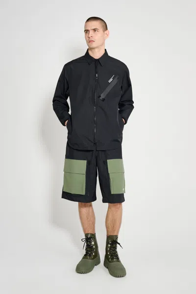Stutterheim Humlan Overshirt In Black