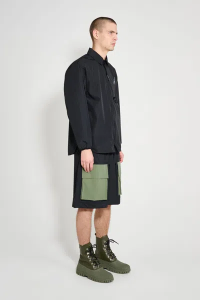 Stutterheim Humlan Overshirt In Black