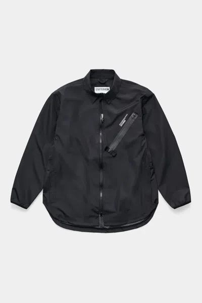 Stutterheim Humlan Overshirt In Black