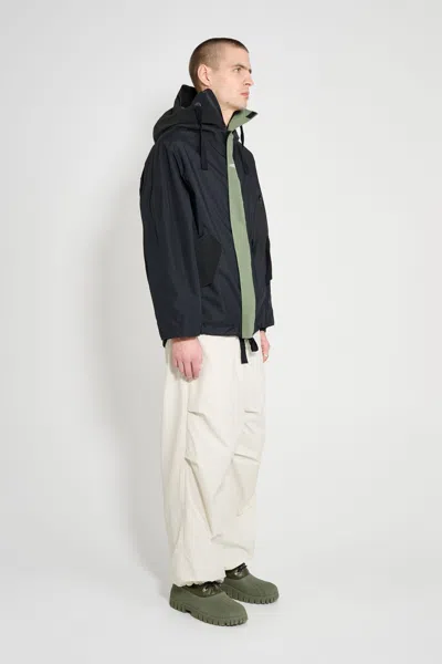 Stutterheim Birka Hooded Jacket In Blue