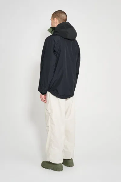 Stutterheim Birka Hooded Jacket In Blue