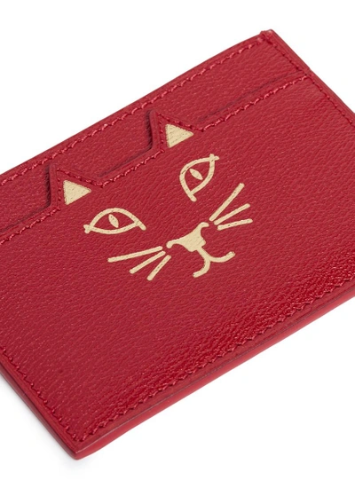 Shop Charlotte Olympia 'feline' Cat Face Card Holder
