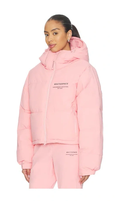 Whitespace Cropped Puffer Jacket In Multi