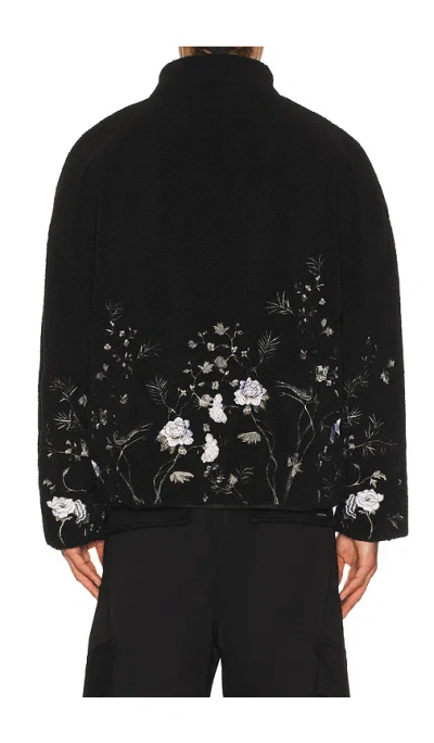 Ryoko Rain Quarter Zip Sherpa Pullover In Multi