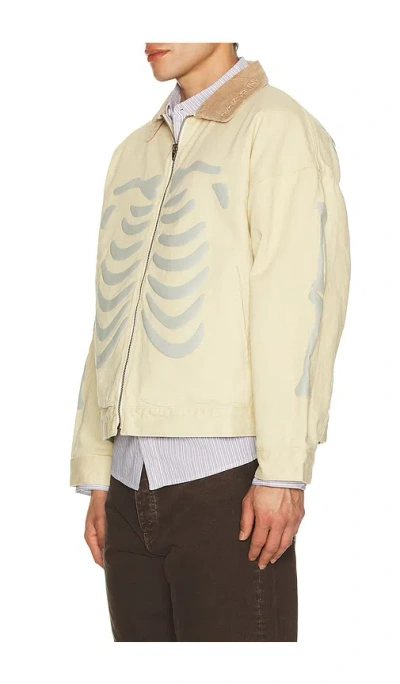 Ryoko Rain Bones Work Jacket In Neutral