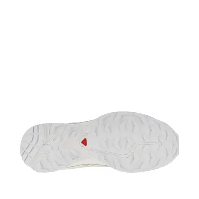 Salomon Streamlined White Sneakers With Quick-pull Lacing System In White