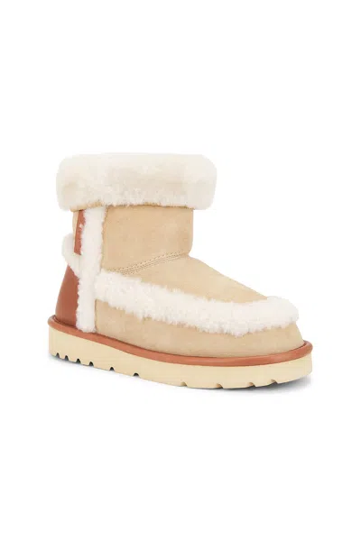 Chloé Dolcie Shearling-trimmed Suede Ankle Boots In Brown