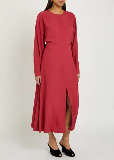 Joseph Hills Cut-out Crepe Midi Dress In Multi