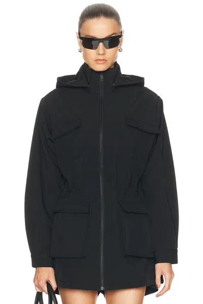 The Upside Freddie Drawstring Jacket In Black