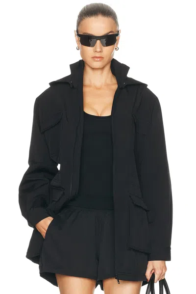 The Upside Freddie Drawstring Jacket In Black