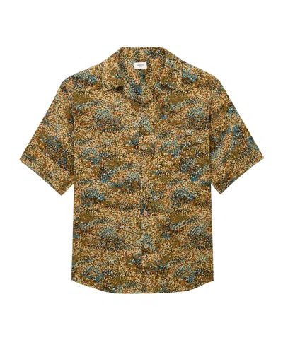Saint Laurent Multicolor Viscose Pattern Shirt In Multi