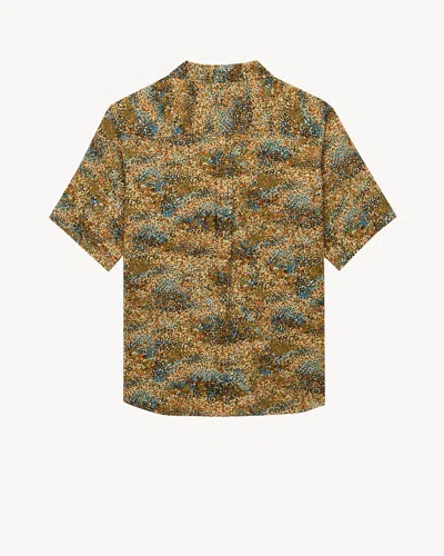 Saint Laurent Multicolor Viscose Pattern Shirt In Multi