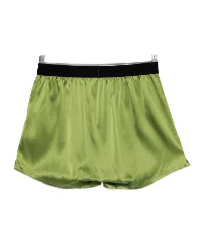 Tom Ford Elasticated Boxers In Green