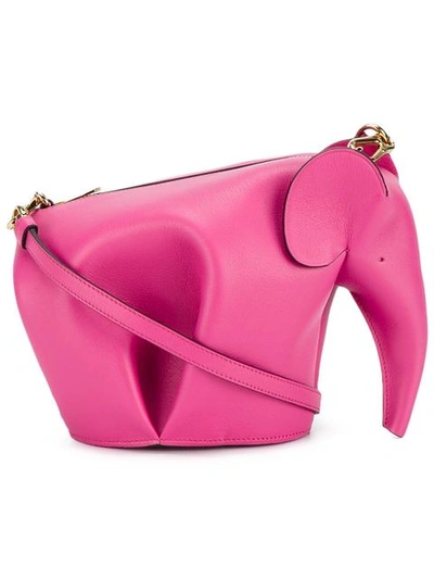 Loewe 'mini Elephant' Crossbody Bag - Pink