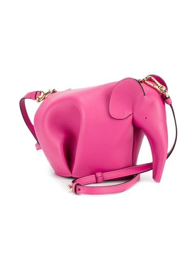 Shop Loewe Elephant Mini Bag - Pink