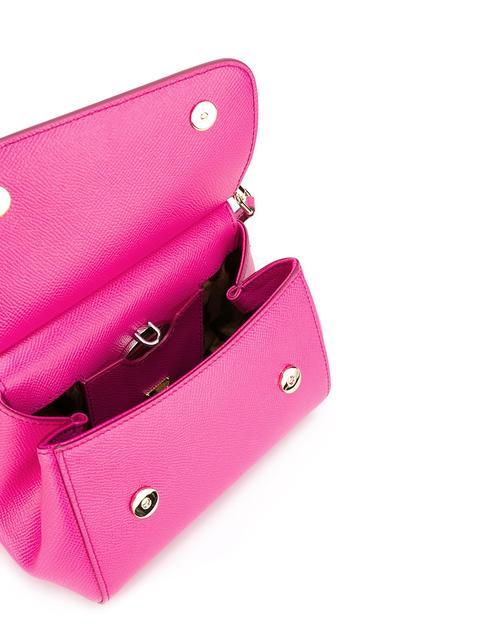 Dolce & Gabbana Small Sicily Shoulder Bag In Pink | ModeSens