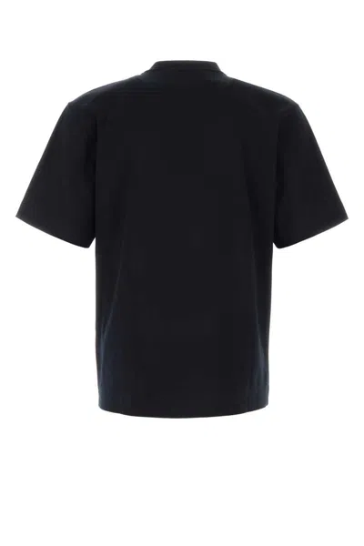Fendi Cotton T Shirt Short Sleeves Crew Neck Graphic In Black