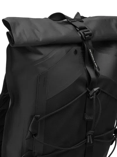 C.p. Company C.p.company Black Polyamide Backpack In Black