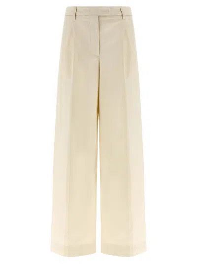 The Latest Deva Cotton Tailored Pants In Neutral