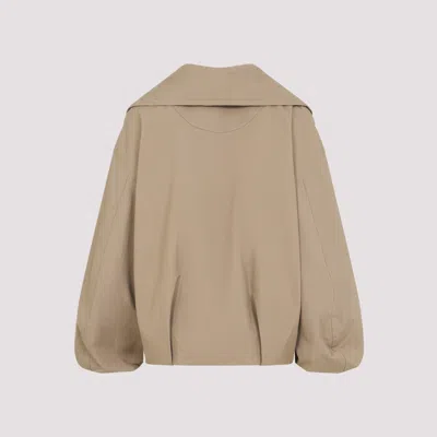 Co Rolled Llar Jacket In Brown